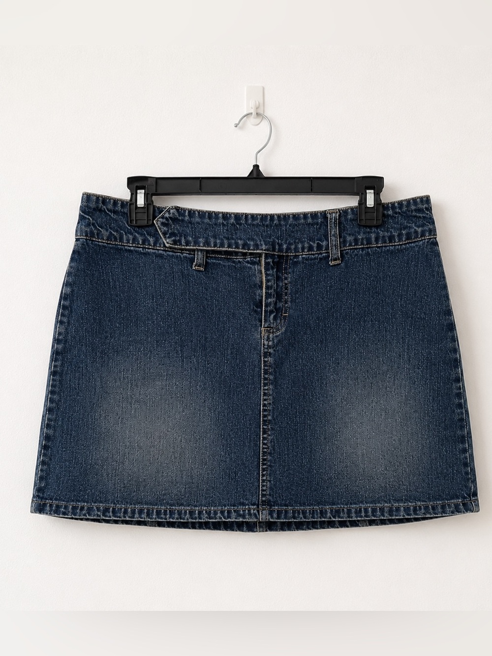 Y2K Vintage Mossimo Denim Mini Skirt Low Rise Blue Jean 2000s